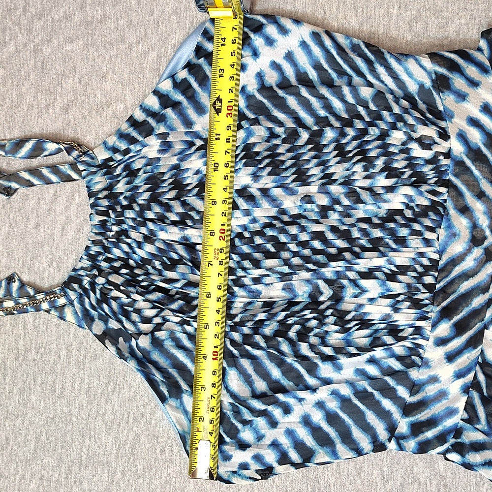 CALVIN KLEIN- WOMENS SLEEVELESS RUFFLE DRESS 👗👗 - Picture 12 of 15